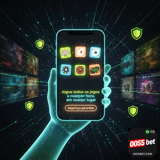 Usuário acessando jogos de cassino pelo celular na plataforma mobile de alta performance